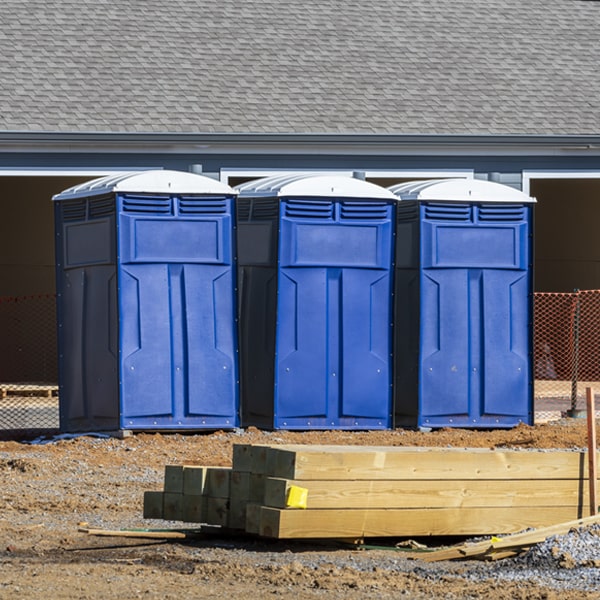 how do i determine the correct number of portable toilets necessary for my event in Dunsmuir